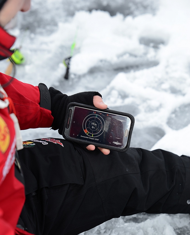 FishEcobloggen – Deeper Sonar ekolod testat för vinterfisket!