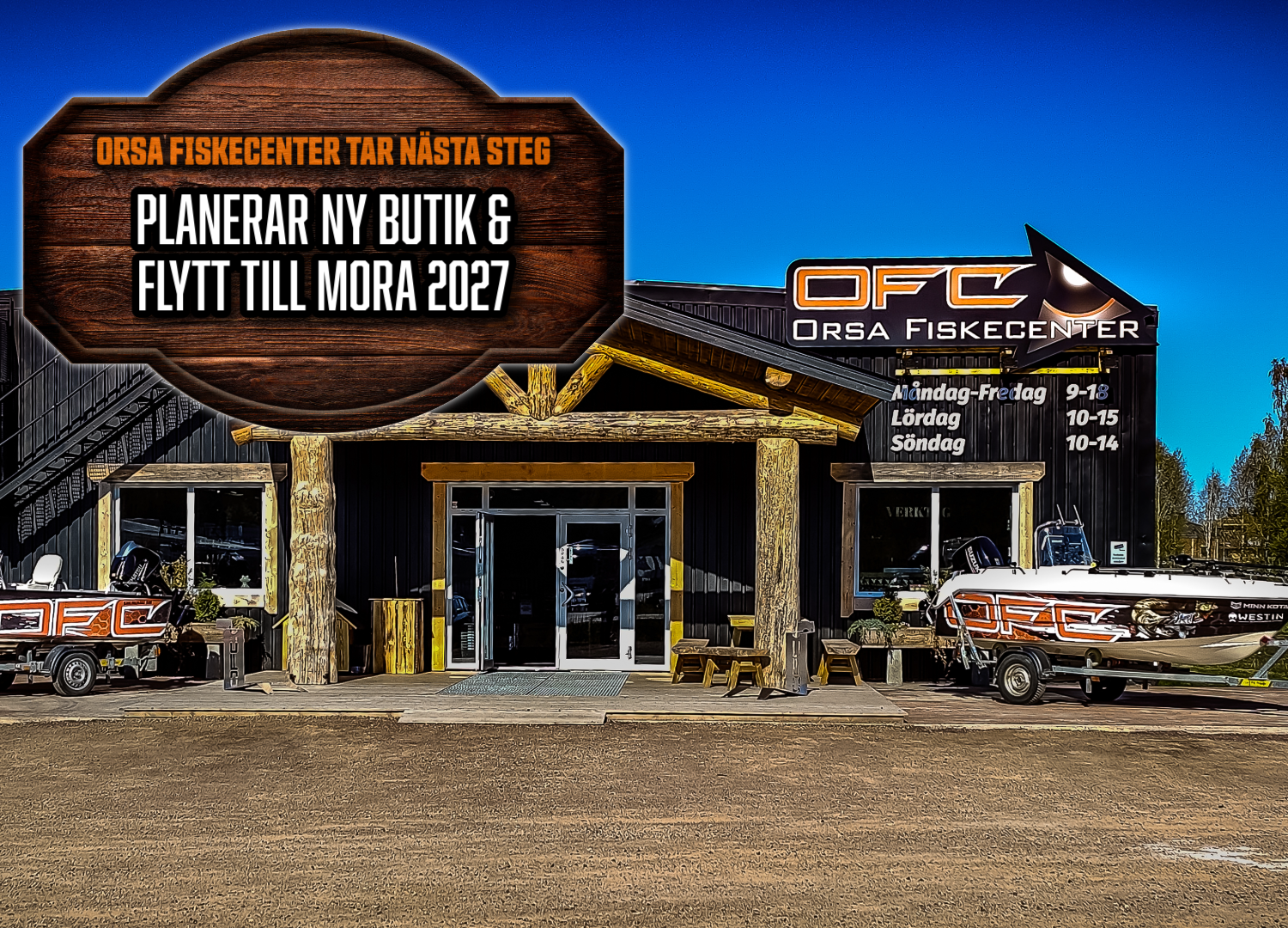 Orsa Fiskecenter skapar ny butik i Mora!