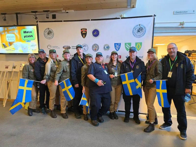 Damerna på sjätte plats i VM i Fluga!