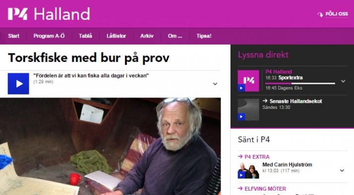 SR – Torskfiske med bur på prov…