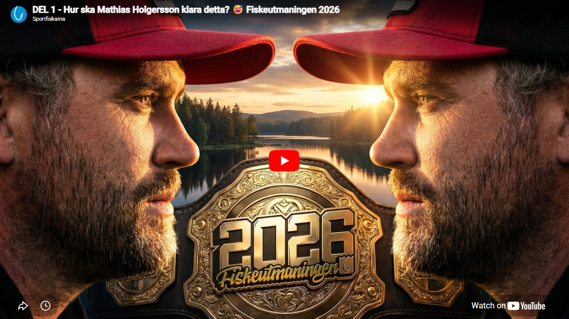 Fiskeutmaningen 2026 – Hur ska Mathias Holgersson klara detta?