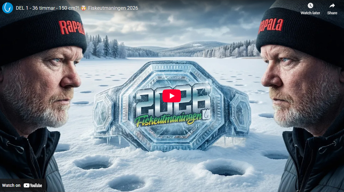 Årets första Fiskeutmaning från Sportfiskarna!