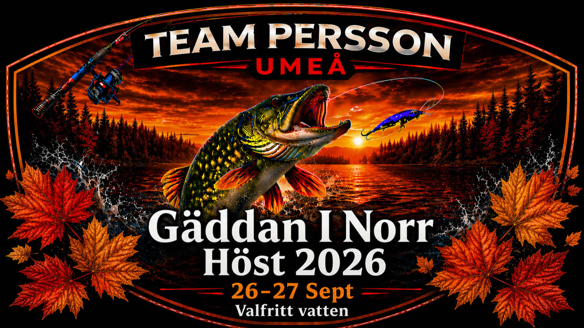 Anmäl ditt team till Gäddan i Norr Höst 2026!