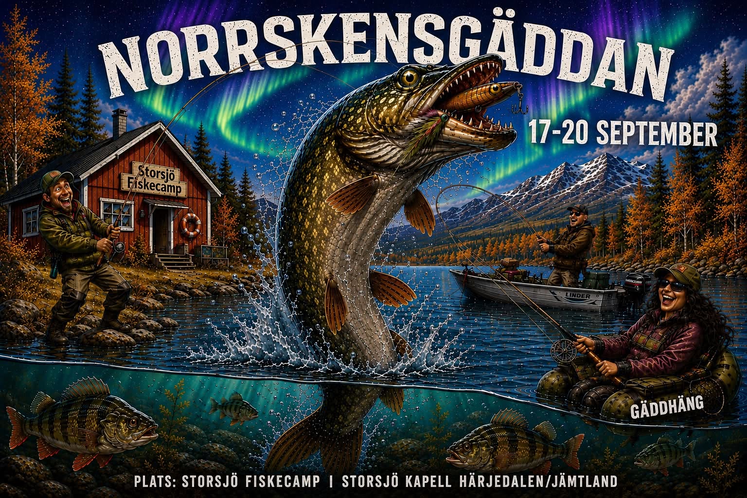 Den uppskattade träffen Norrskensgäddan återuppstår!